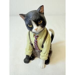 Hamilton Collection Paw & Order Police Cat Figurine